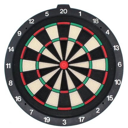 18 Inch Dart Board Set Safe Plastic Dartboard with 6Pcs Dart Needle And 20Pcs Needle Office Family Games