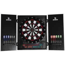 Ruthless R500 Electonic Dartboard in Cabinet – Soft Tip