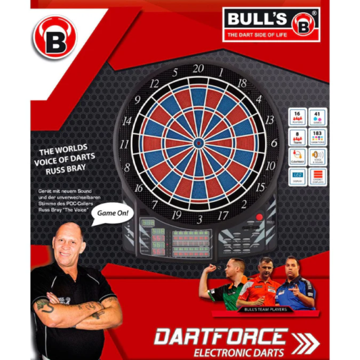 BULL'S Dartforce RB Electronic Dartboard - Soft Tip - inc. 4 sets