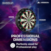 Mission Shogun Dartboard Set - Round Wire Dartboard