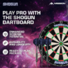 Mission Shogun Dartboard Set - Round Wire Dartboard sets of darts