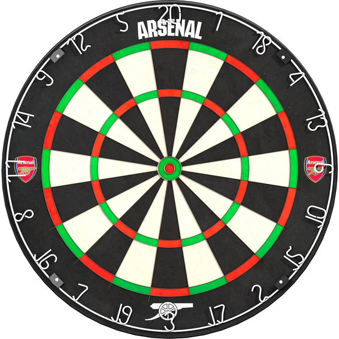 Arsenal FC Dartboard - Professional Level - Official Licensed - The Gunners - Crest