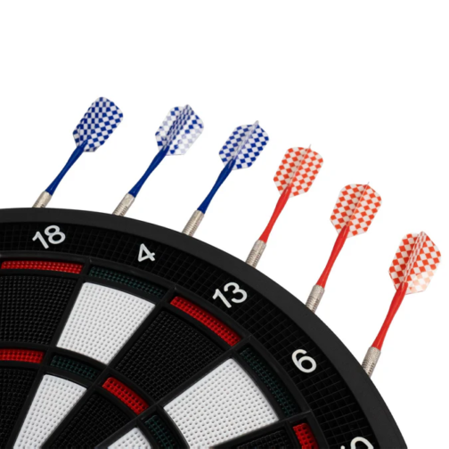 Ruthless R600 Electonic Dartboard - Soft Tip - inc 4 Sets of Darts - players-27 Games