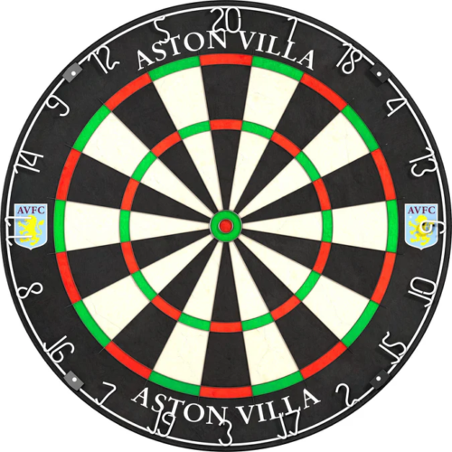 Aston Villa FC Dartboard – Professional Level – Official Licensed