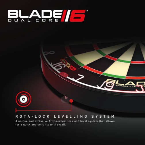 Winmau Blade 6 Dart - with Rota Lock System - Blade 6 - Dual Core