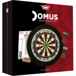 Bulls Domus Dartboard Set – Shark Board, Surround and Darts