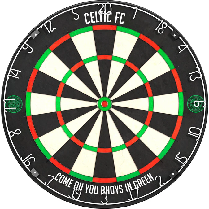 Celtic FC Dartboard - Professional Level - Official Licensed - Celtic