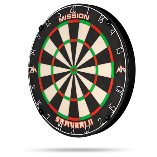 Mission Samurai II Dartboard - Thin Wire - Professional Board