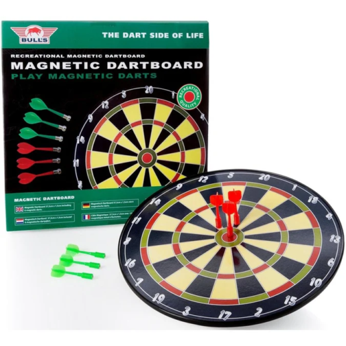 Bulls - Magnetic Dartboard - Hard Surface Free Magnetic Darts