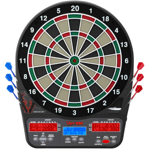 Viper 850 Electronic Dartboard - Ultra Thin Spider - Professional