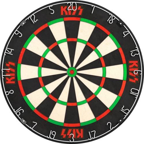 Kiss Dartboard – Official Licensed – Professional – Quad Logo