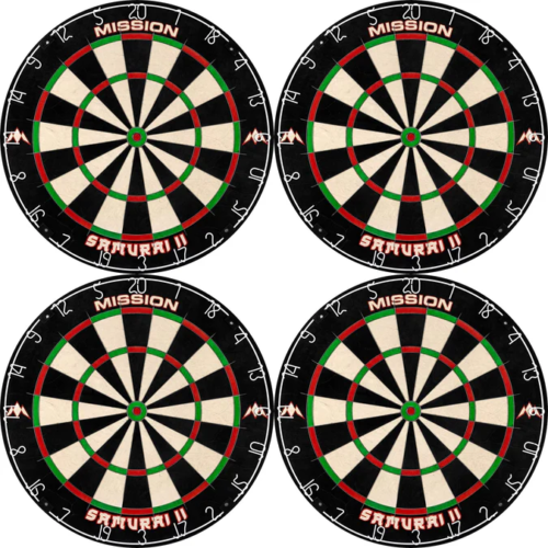 Mission Samurai II Dartboard – Ultra Thin Wire – Professional Board