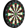 Mission Dartboard - Professional Board - Black Ring