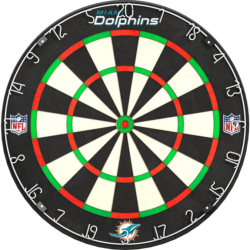 NFL – Professional Dartboard – Official Licensed – Miami Dolphins