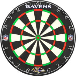 NFL – Professional Dartboard – Official Licensed – Baltimore Ravens