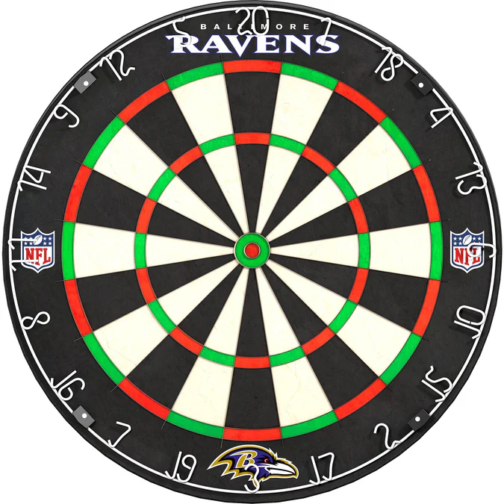 NFL - Professional Dartboard - Official Licensed - Baltimore Ravens