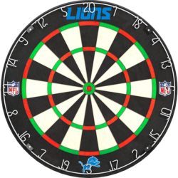 NFL – Professional Dartboard – Official Licensed – Detroit Lions