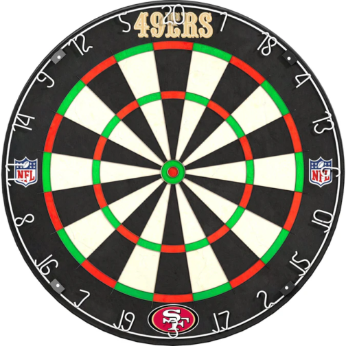 NFL - Professional Dartboard - Official Licensed - San Francisco 49ers