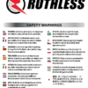 Ruthless R500 Electonic Dartboard Cabinet