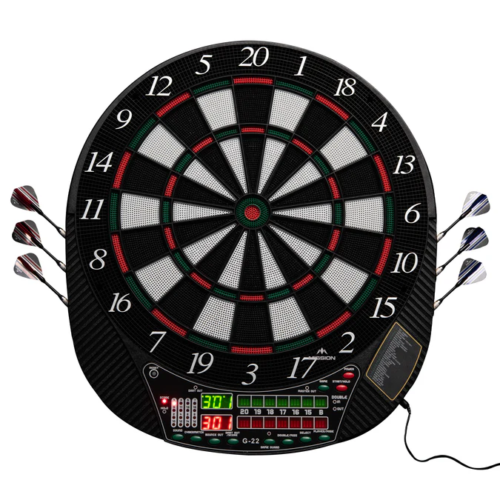 Mission G220 Electronic Dartboard – Professional Soft Tip