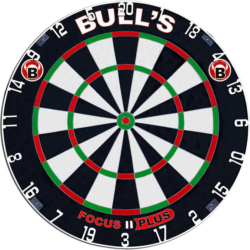 BULL’S Focus II Plus Dartboard – Professional