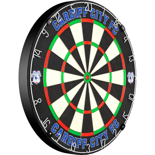 Cardiff City FC - Official Licensed - Professional Dartboard