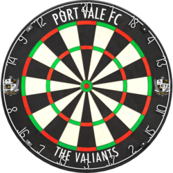 Port Vale FC -The Valiants – Professional Dartboard