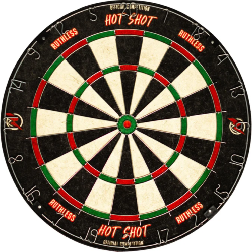 Ruthless HotShot Dartboard – Endurance – Round Wire