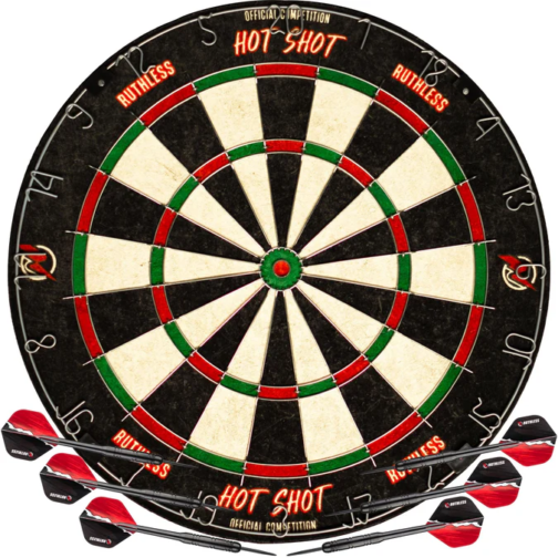 Ruthless HotShot Dartboard - Endurance - Round Wire