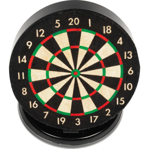 Ruthless Mini Desktop Dartboard - 6 Inch - Desk Version or Wall Mountable - Darts