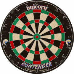 Unicorn Contender Trainer Dartboard -Bigger Trebles & Doubles