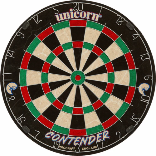 Unicorn Contender Trainer Dartboard -Bigger Trebles & Doubles