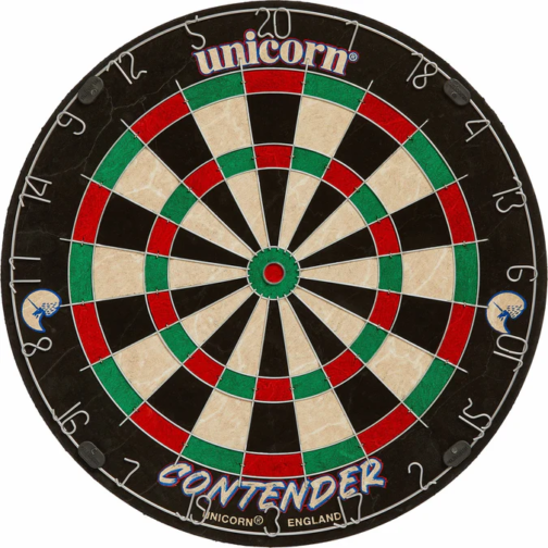 Unicorn Contender Trainer Dartboard - 2x Bigger Trebles & Doubles