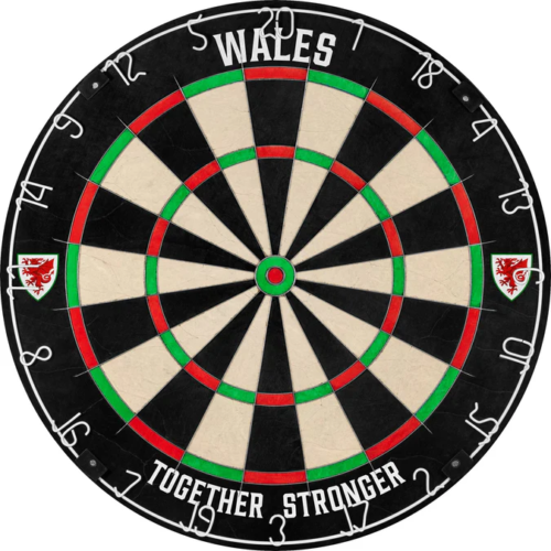 Wales FA – Dartboard – Professional Level – Crest Logo – Wales