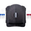 XQMax Electronic Dartboard in Cabinet - Multiplayer - with 6 Darts - 48 Games