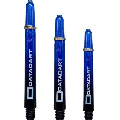 Datadart Argon Shafts – Polycarbonate Dart Stems – Black & Blue