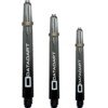 Datadart Argon Shafts - Polycarbonate Dart Stems - Black & Grey