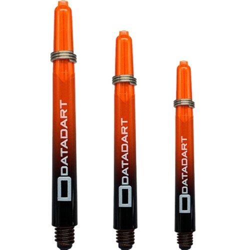 Datadart Argon Shafts – Polycarbonate Stems – Black & Orange