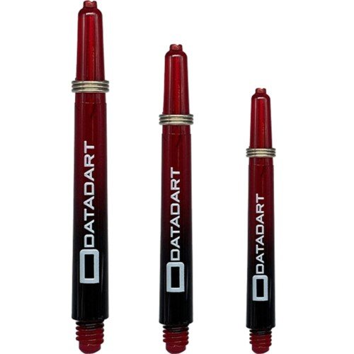 Datadart Argon Shafts – Polycarbonate Dart Stems – Black & Red