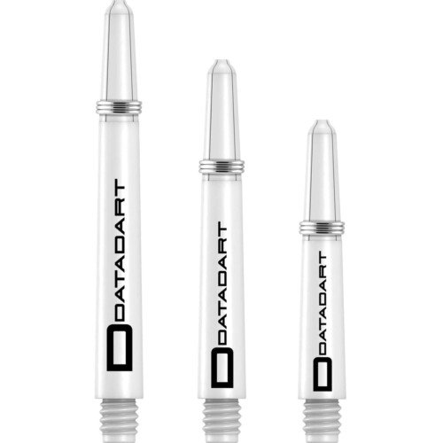 Datadart Signature Nylon Shafts – Stems with Springs – White