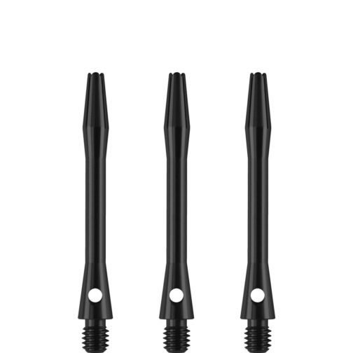 Designa Aluminium - Metal Dart Stems - Black