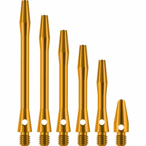 Designa Aluminium Shafts – Metal Dart Stems – Gold