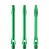 Designa Aluminium Shafts - Dart Stems - Green