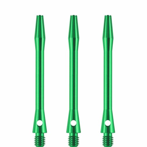 Designa Aluminium Shafts - Dart Stems - Green