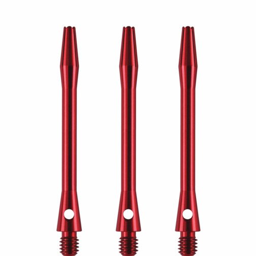 Designa Aluminium Shafts - Dart Stems - Red