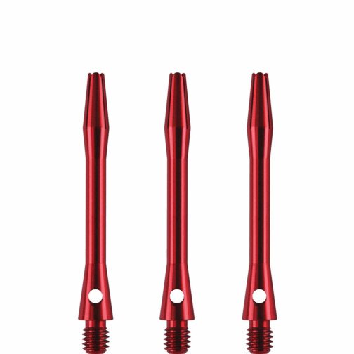 Designa Aluminium Shafts - Dart Stems - Red