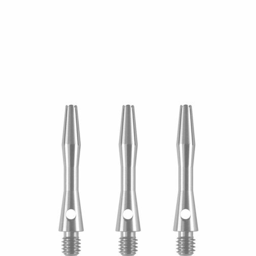 Designa Aluminium Shafts - Dart Stems - Silver