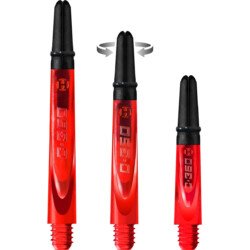 Harrows Carbon 360 Dart  Shafts –  Carbon Top – Red