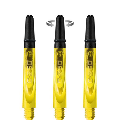 Harrows Carbon 360 Polycarbonate Dart - Yellow