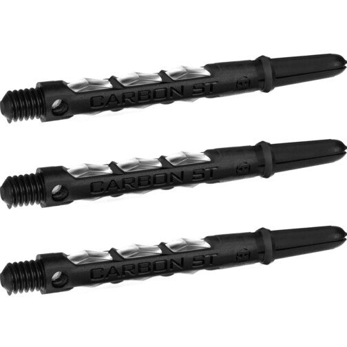 Harrows Carbon ST Shafts - Dart Stems - Black & Clear